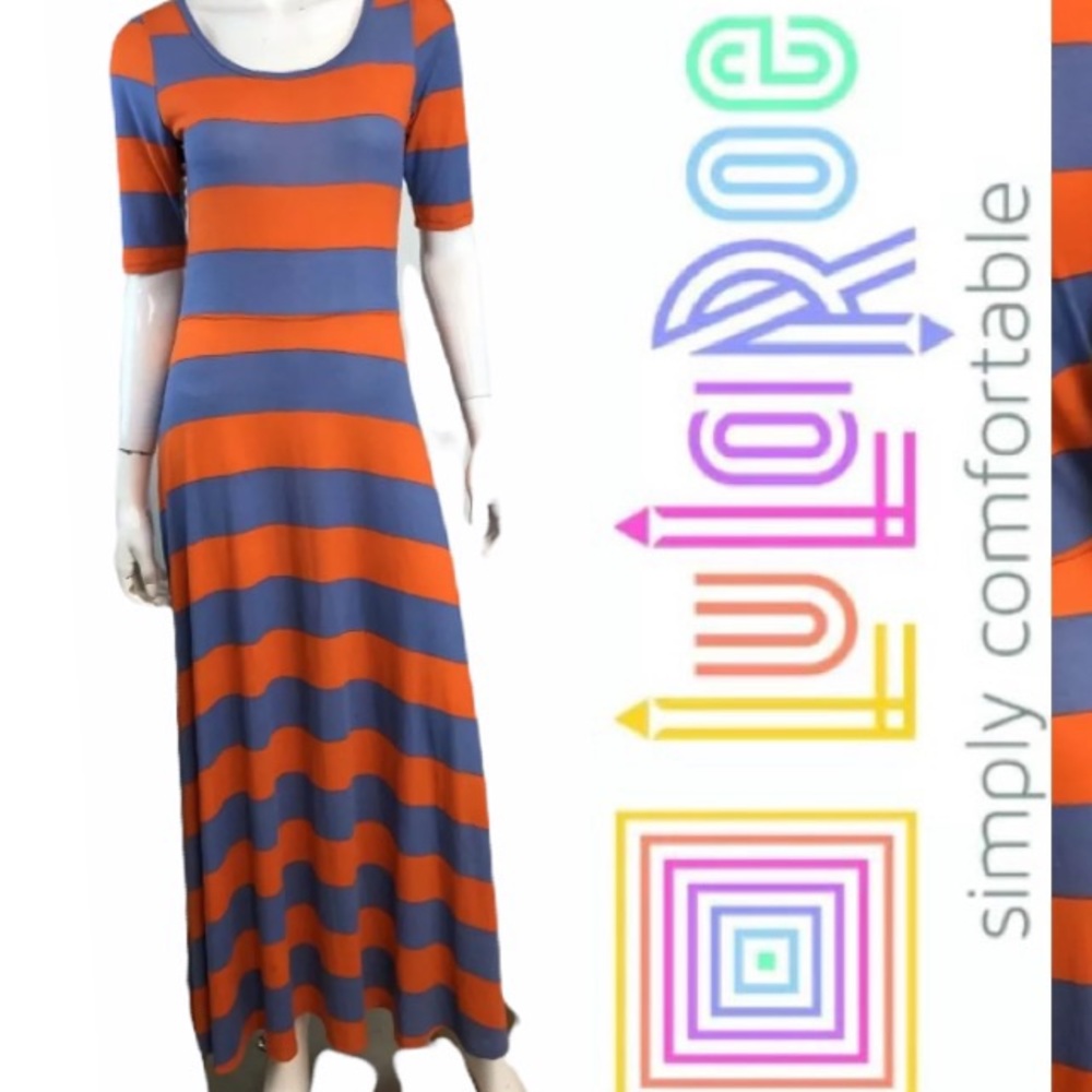 Lula Roe Striped Dress - Picture 7 of 7